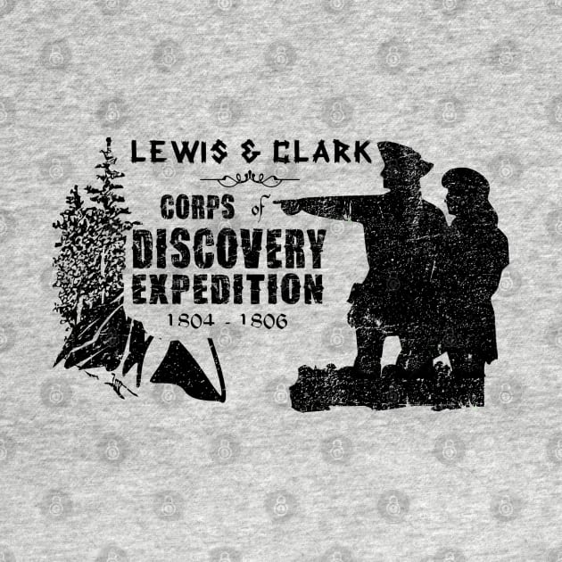 Lewis and Clark distressed by hauntedjack